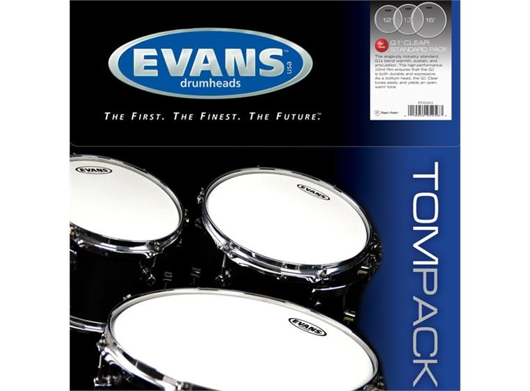 Evans G1 clear tompack standard ETP-G1CLR-S